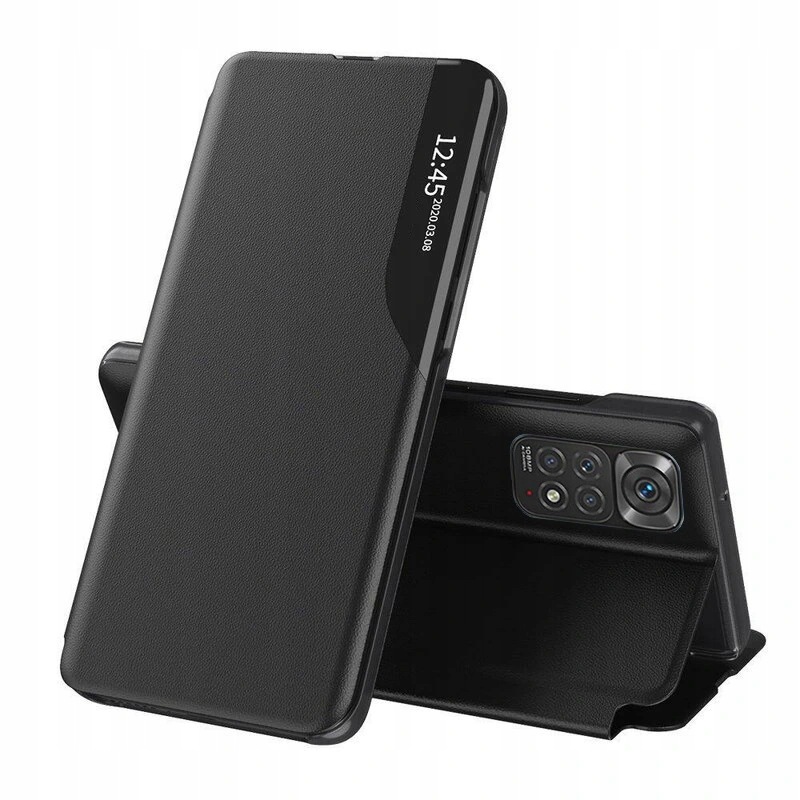 Techsuit eFold Series etui książkowe Xiaomi Redmi Note 11 Note 11S Czarne