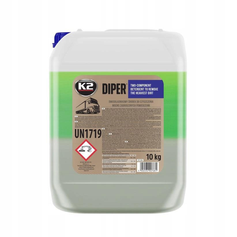 Płyn do mycia K2 Diper 10L alkaliczny do tłustych zabrudzeń