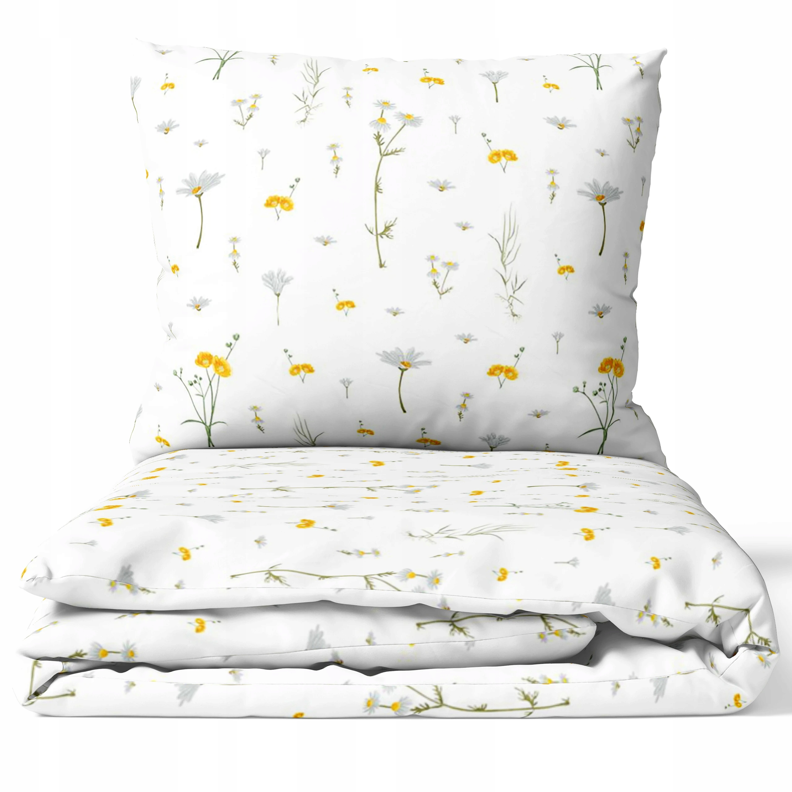 Ekskluzywna Pościel Kwiaty 200x220 Wiosenny Wiatr Bawełna Premium