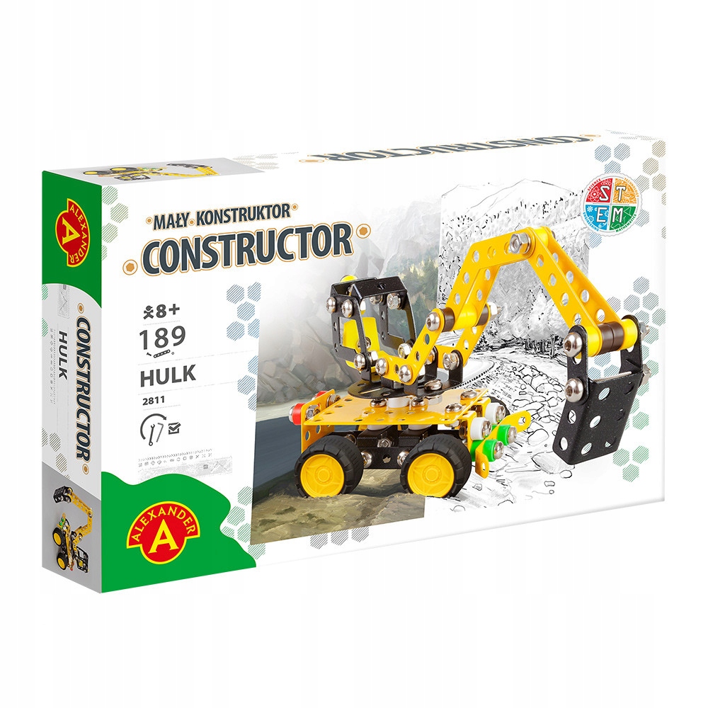 MAŁY KONSTRUKTOR HULK 189 ELEMENTÓW