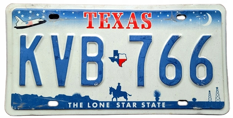 Texas - tablica z USA dla kolekcjonera