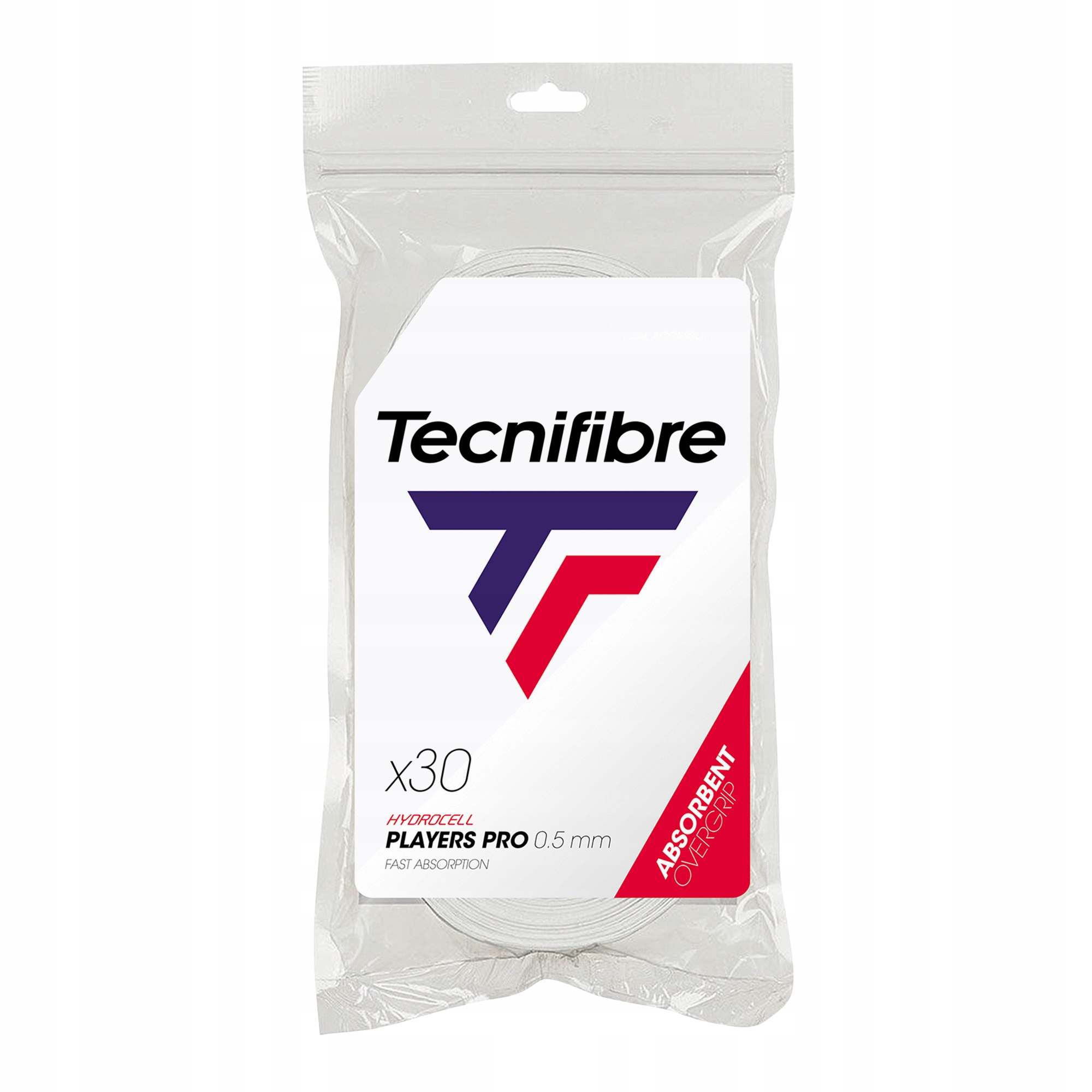 Owijki tenisowe Tecnifibre Pro Players 30 szt. white Os
