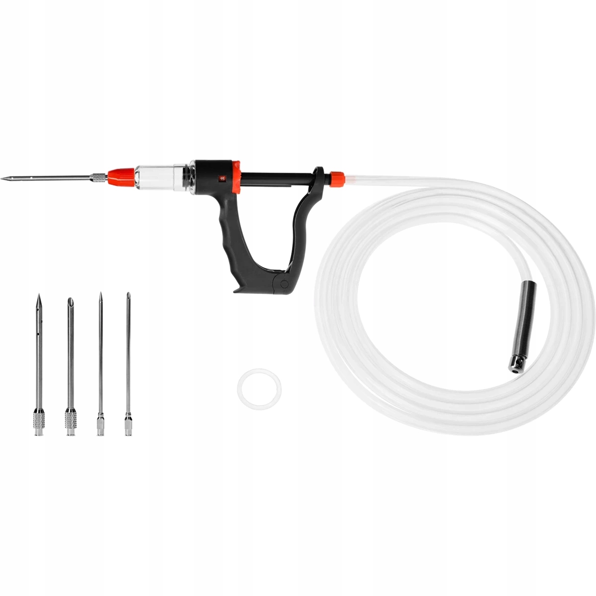 Nastrzykiwarka wędliniarska półautomatyczna z zestawem igieł BROWIN 311109 Stan opakowania oryginalne