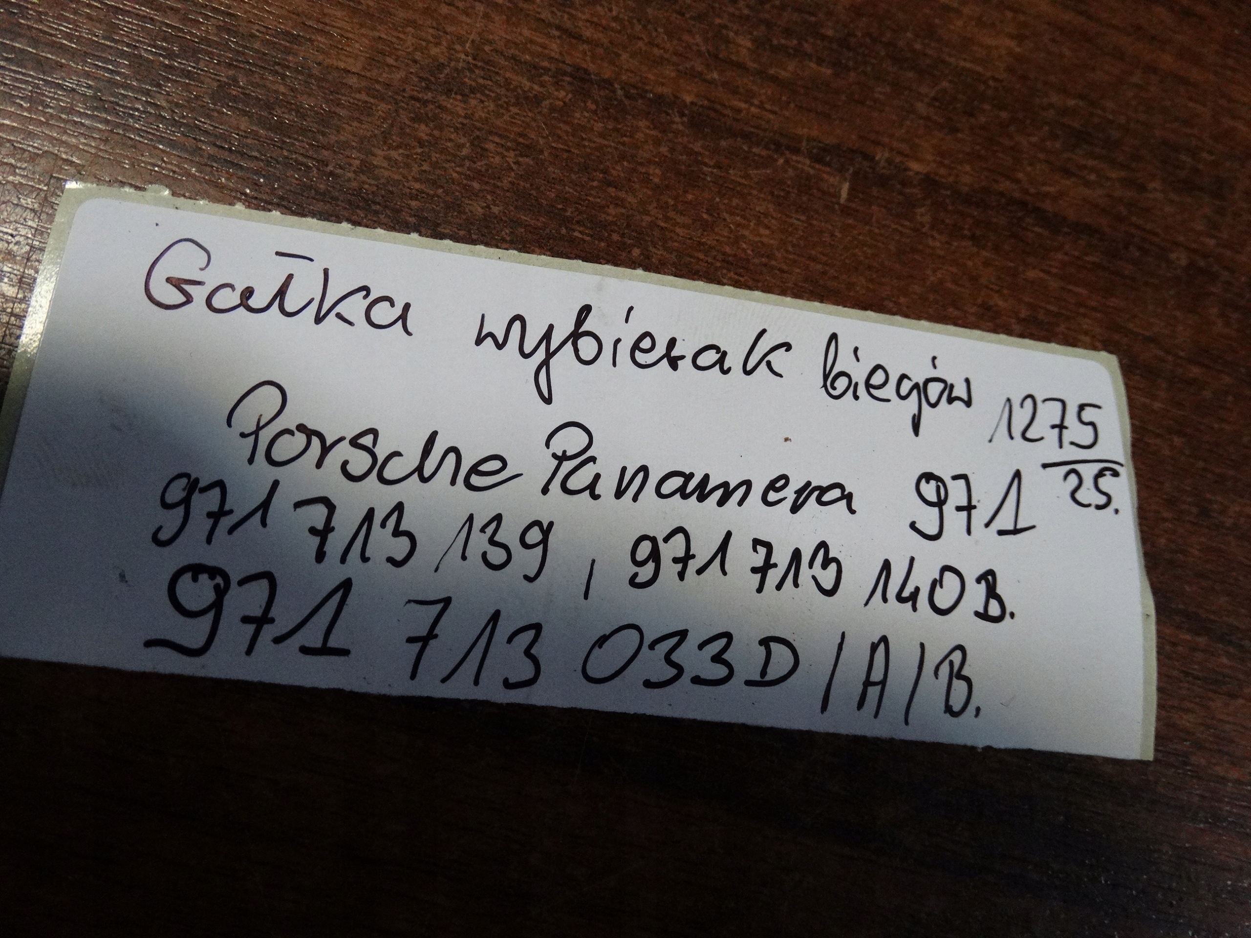 hlavice kulysa převodů PORSCHE PANAMERA 971 1