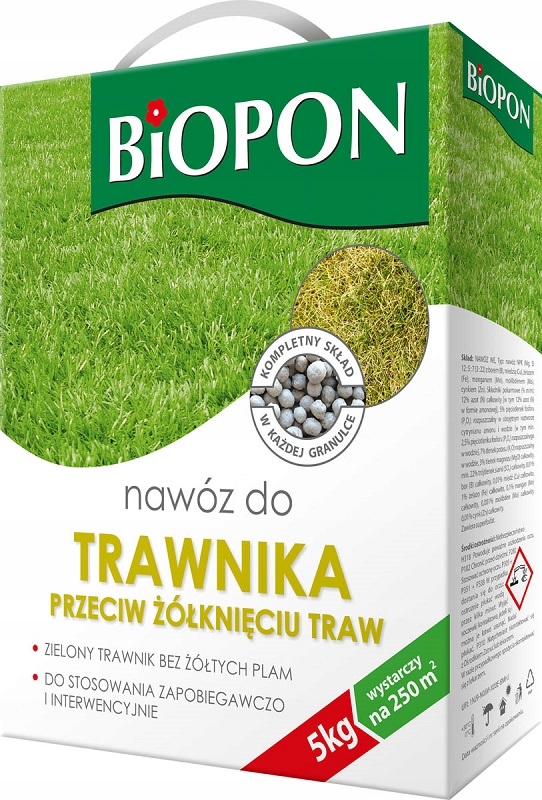 

Biopon nawóz do Trawnika Przeciw Żółknięciu 5kg