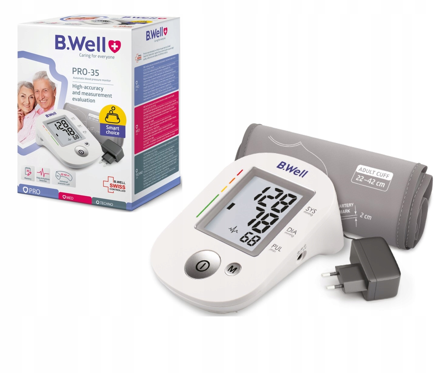 

Szwajcarski Ciśnieniomierz B.well PRO-35