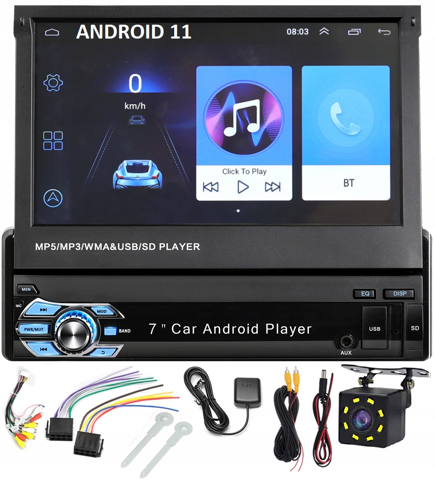 

Radio Samochodowe 1DIN Multimedialne Android Gps
