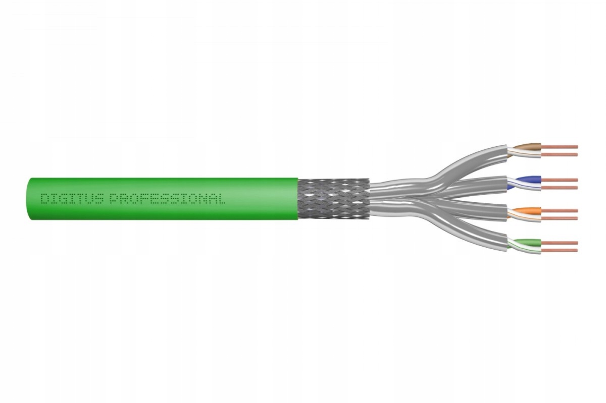 Ict kabel instalační kat.8.2, S/ftp, Dca, Awg 22/1, Lsoh,