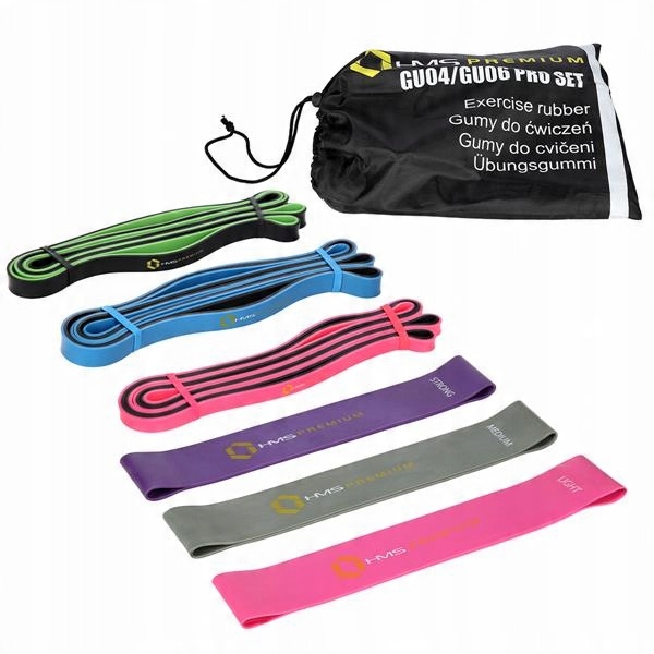 

GU04 GU06 Pro Set Zestaw Gum Do Ćwiczeń Hms