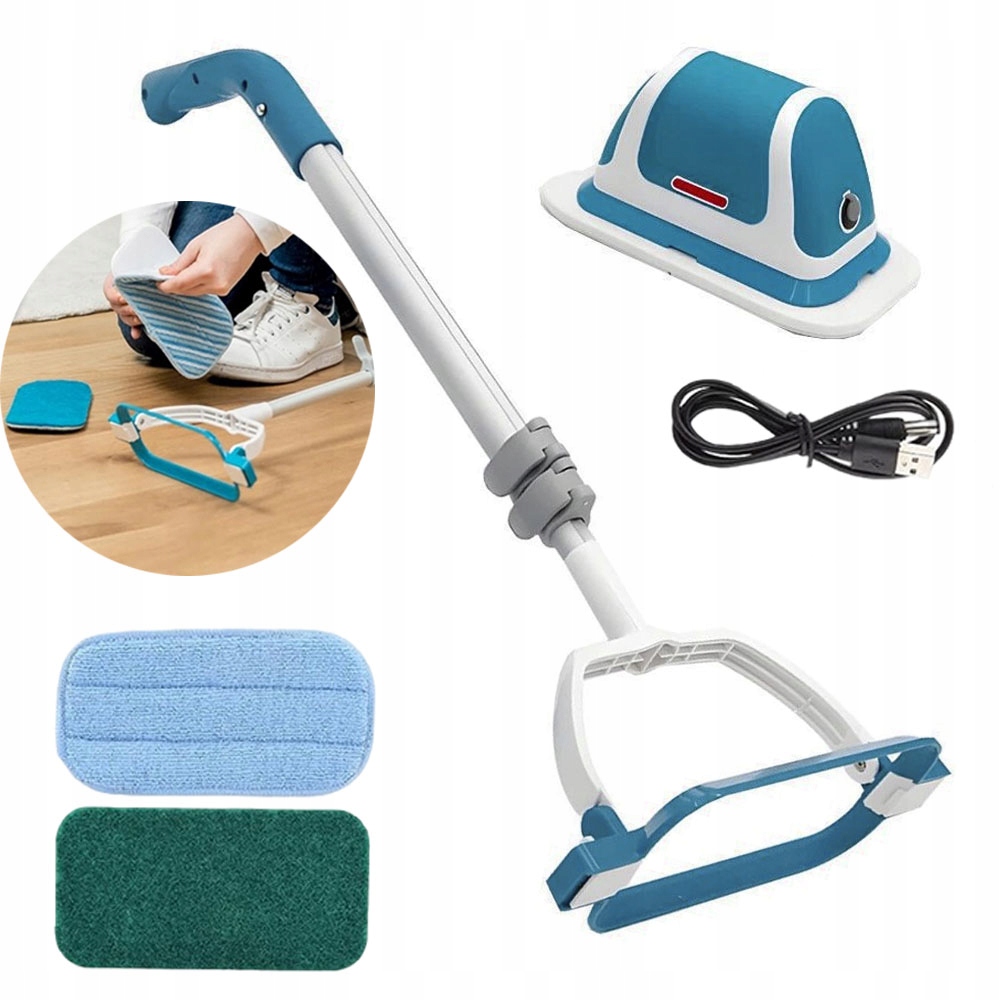 Bezdrátový kartáč na čištění koupelny a kuchyně 1500 otáček 40 minut