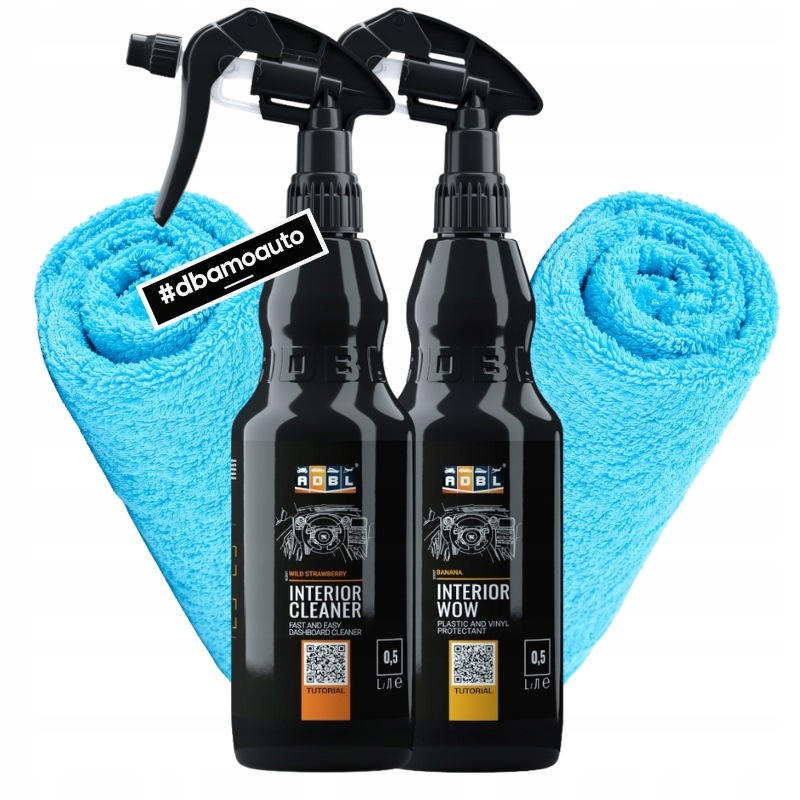 Adbl Interior Cleaner Wow 2x500ml Zestaw do Wnętrza Plastików Kokpitu