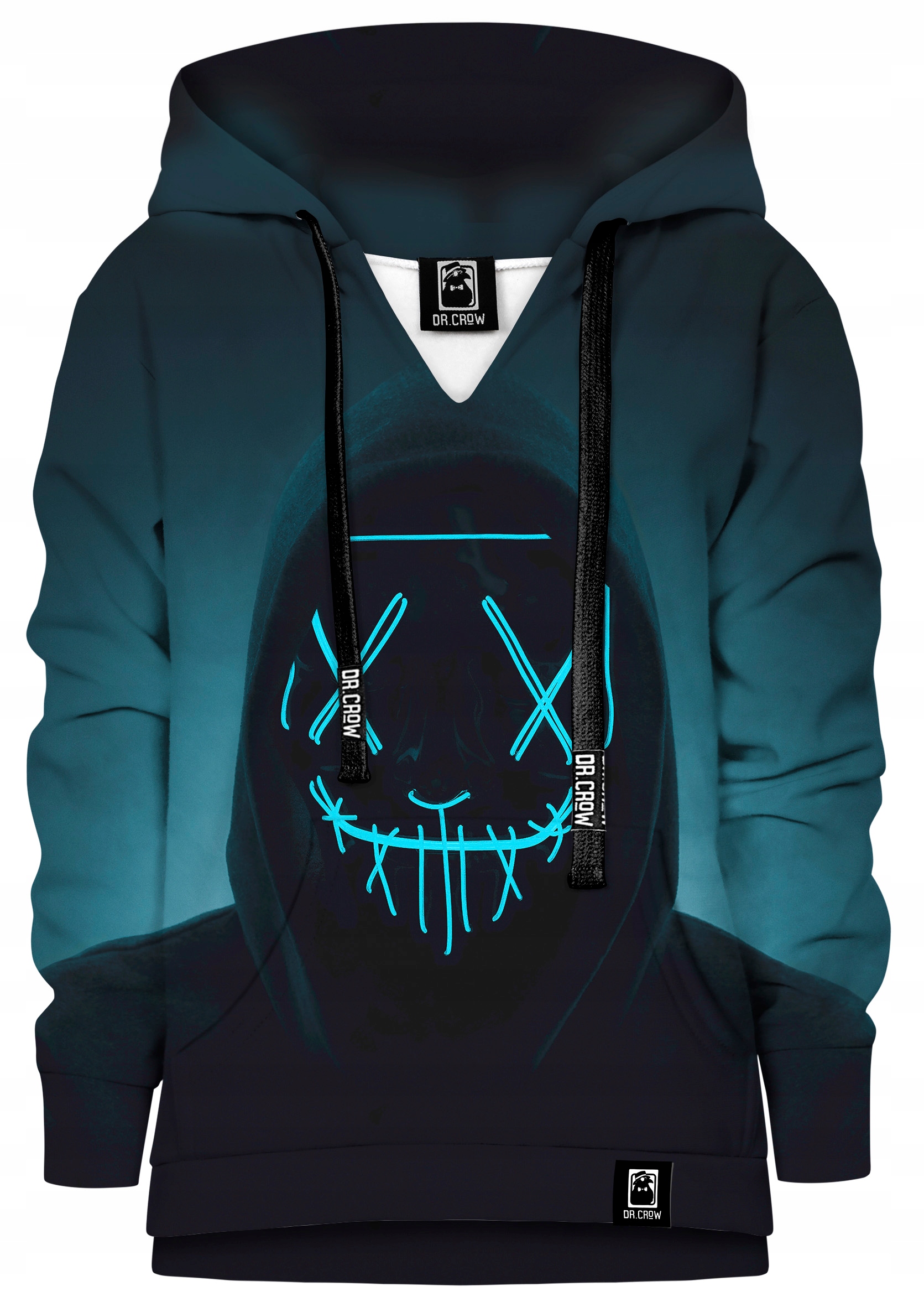 

Dziecięca Bluza Print Dr.crow Neon Mask 140