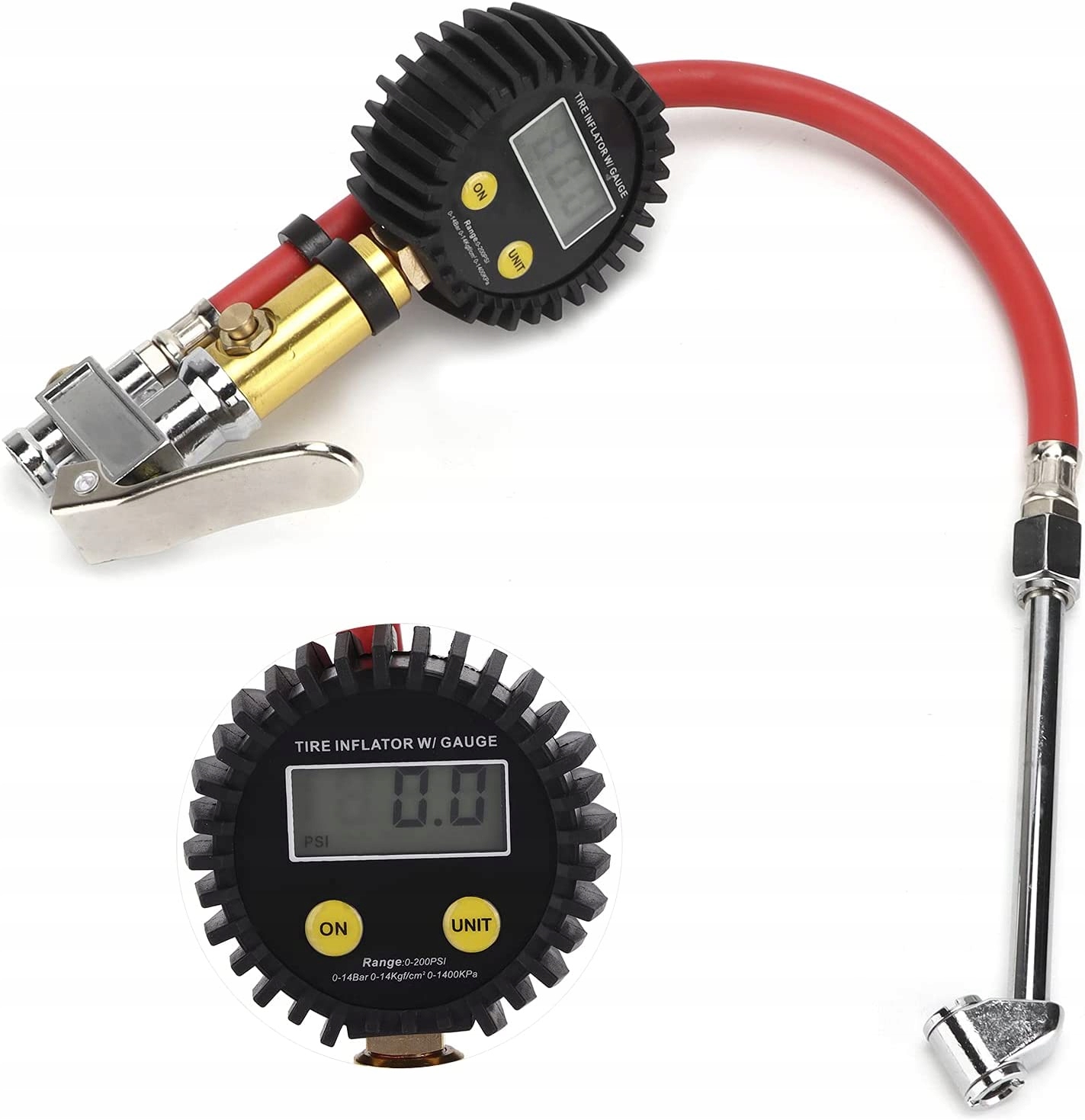 Ті?нонометр в шинах, 3-300PSI високошвидкісний цифровий