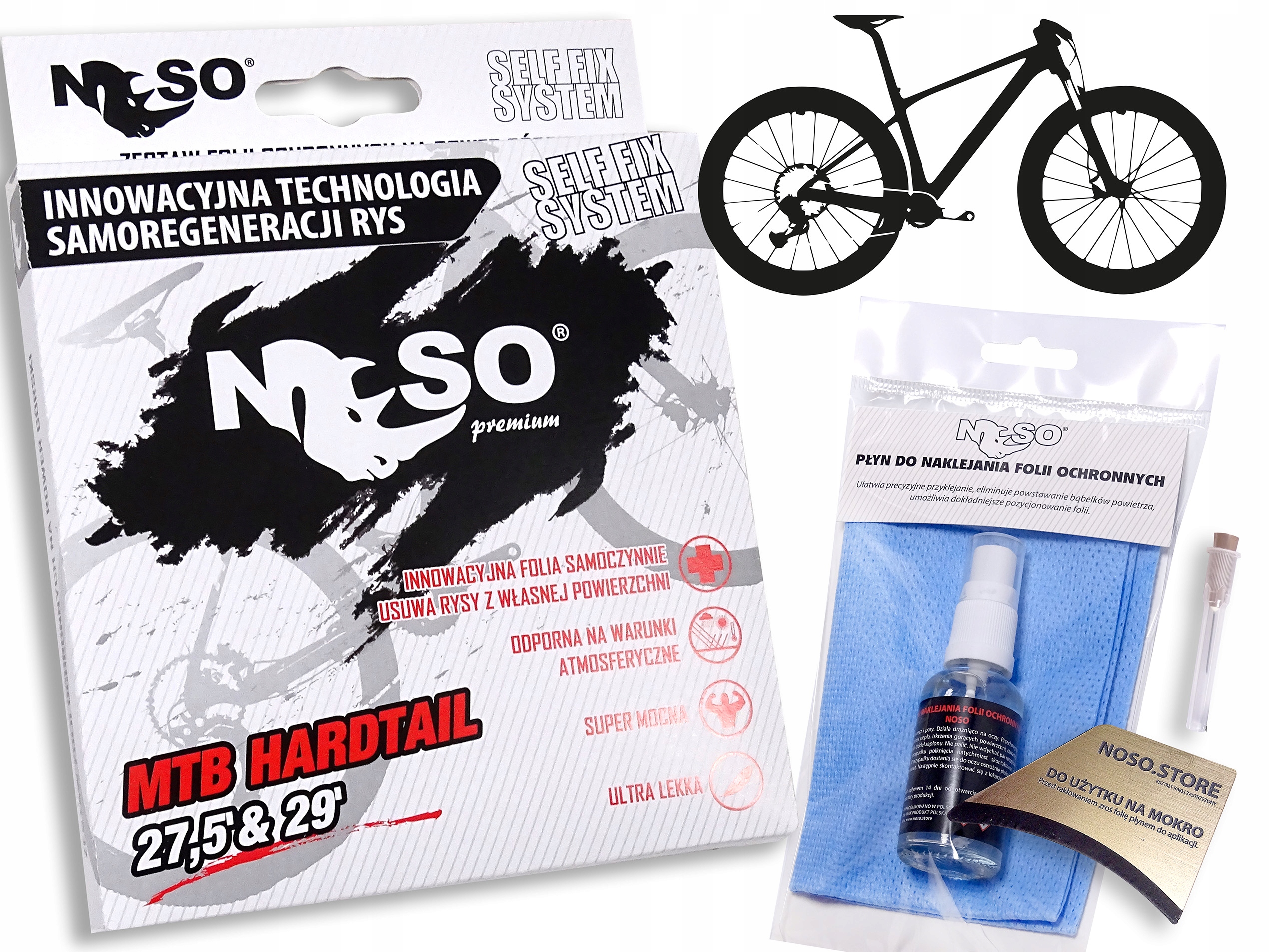 Fólie na Mtb kolo Hardtail sada XXL|fol Mat s-reg Ppfh Premium