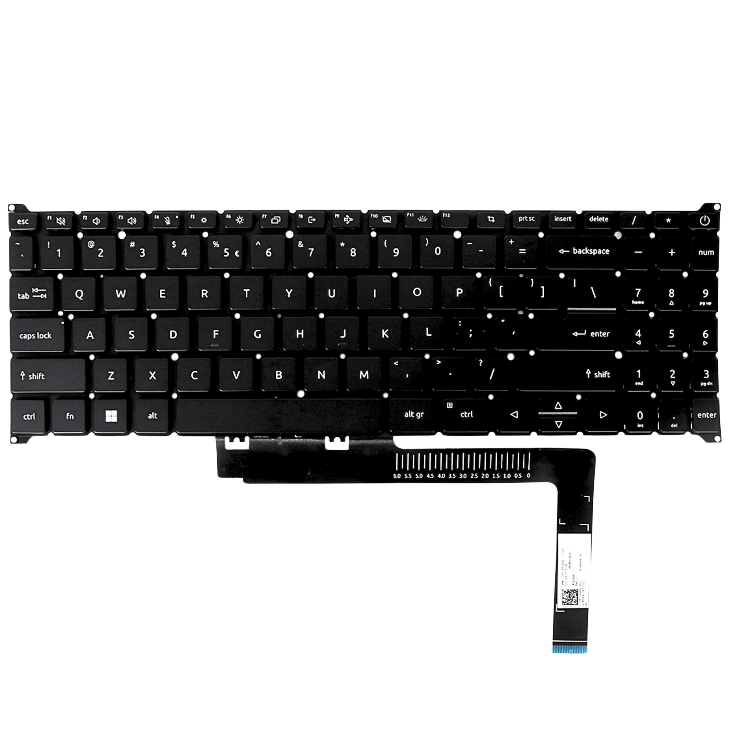 Klávesnice Pro Acer Aspire A315-59 5 A515-57 A715-51G ANV15-51 ANV15-41 Led