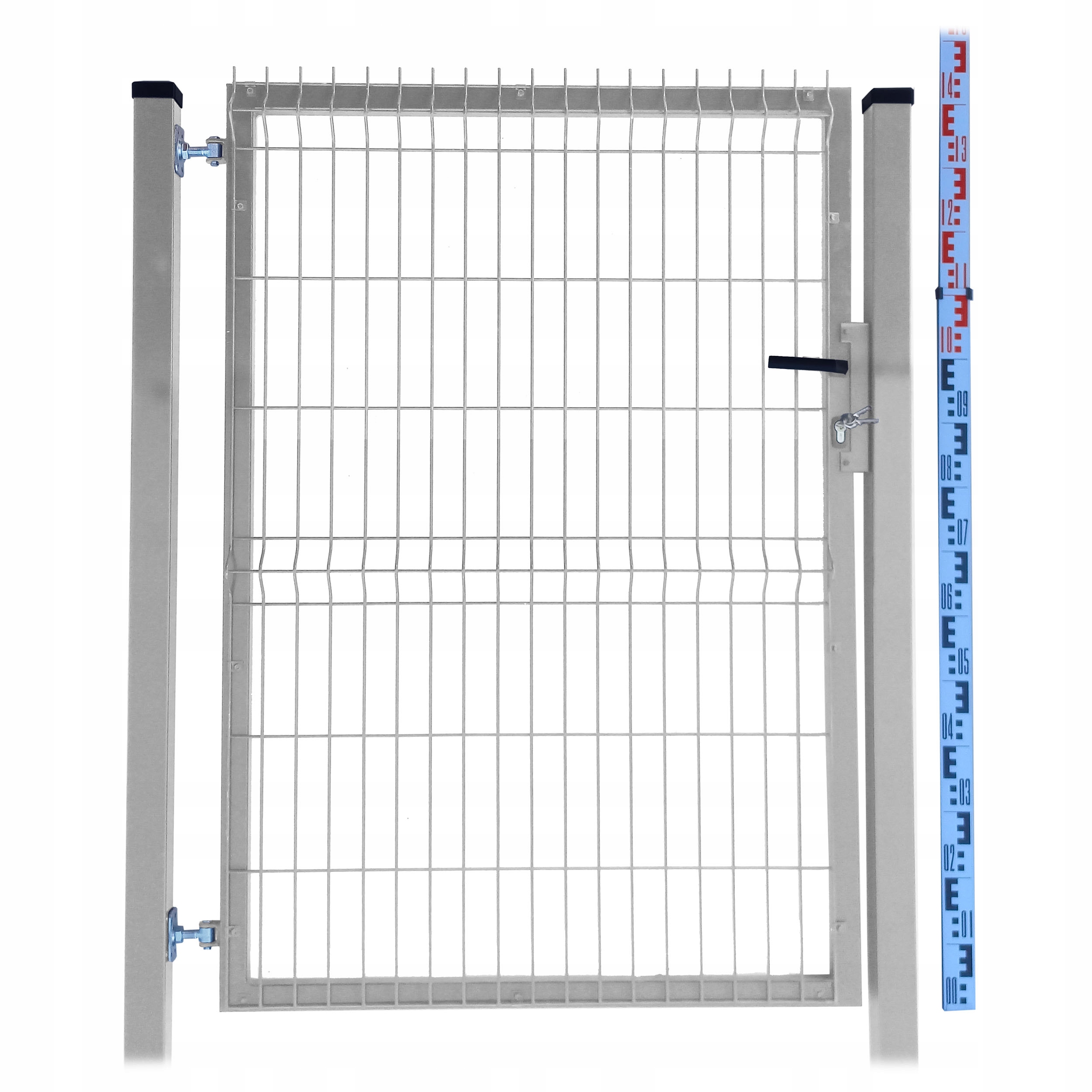 Branka 140 Cm pozink Panelová, dvě sloupky, pozinkovaná, plotová, 143 cm