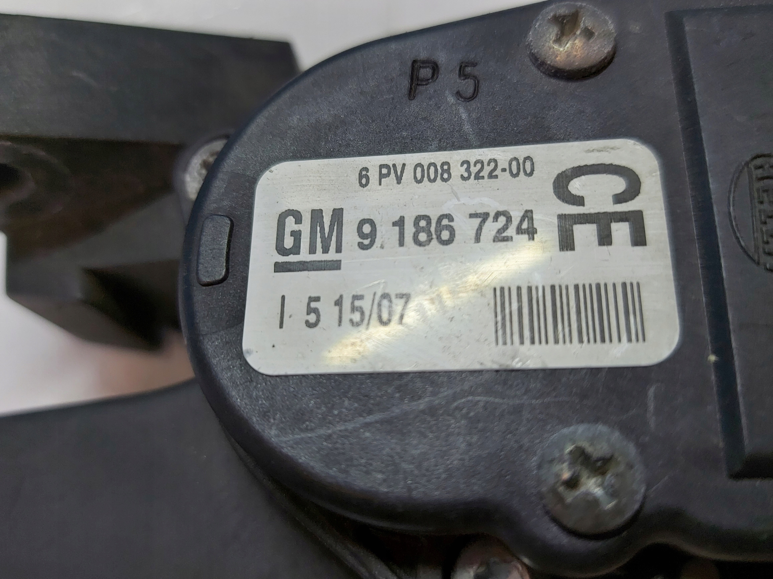 Gaspedal VECTRA C 1.9 CDTI 9186724