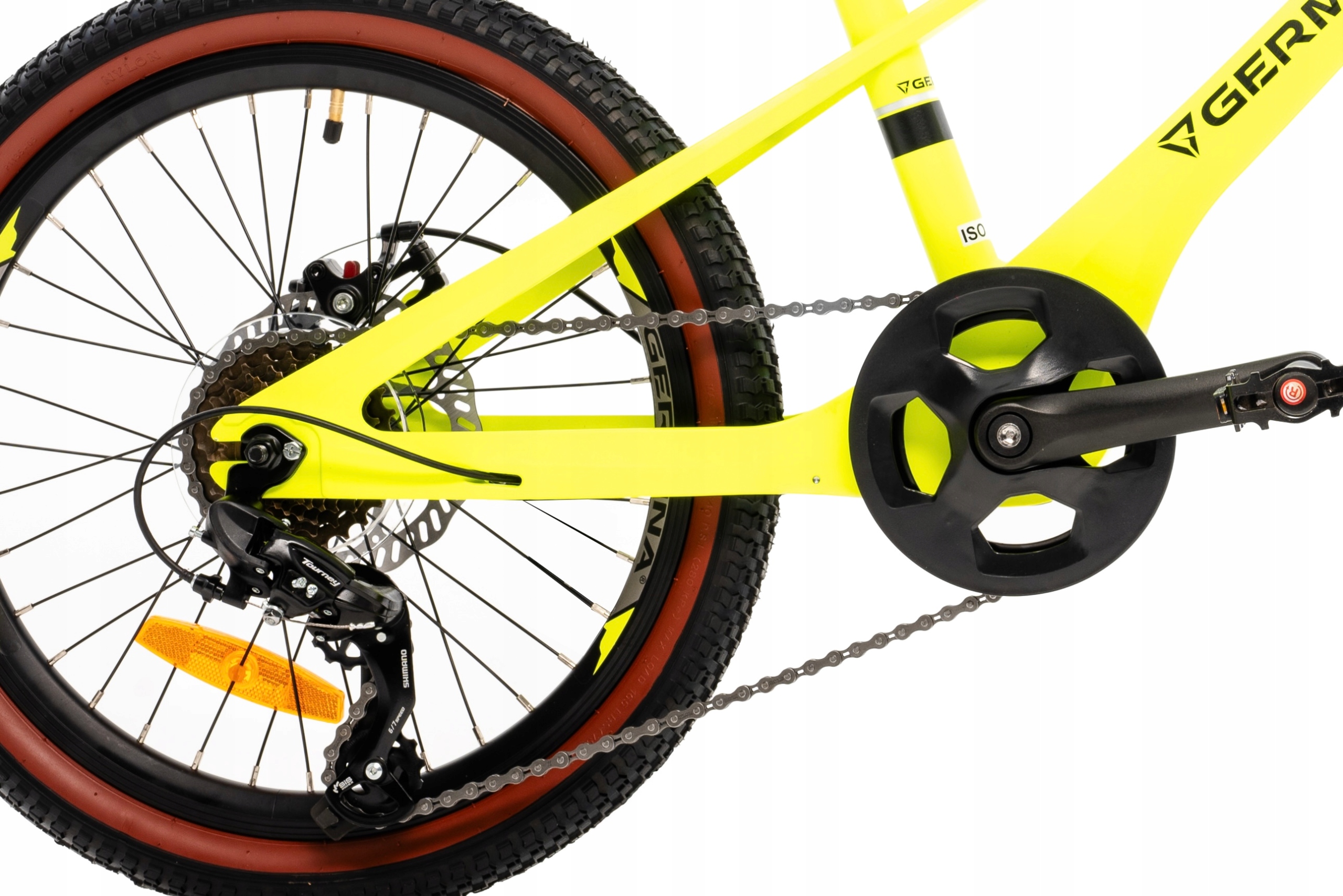 ROWER DZIECIĘCY 20 ROWEREK MTB GÓRAL GERMINA z przerzutką Shimano + tarcze Marka Germina