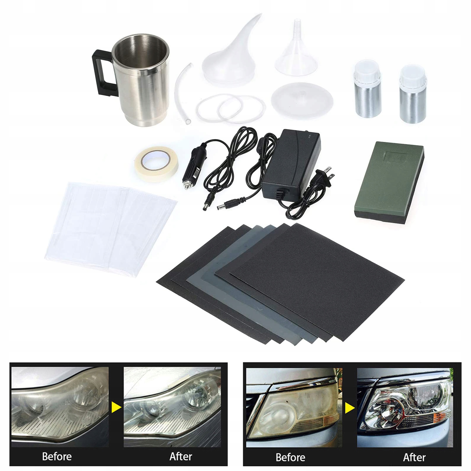 ZESTAW DO SAMOCHÓD REGENERACJI LAMP REFLEKTORÓW Producent Inny