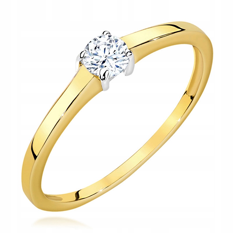 Zlatý Prstýnek 585 se Zirkonem vel.22