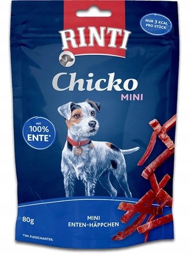 4x Rinti- Snaks Chicko Mini 80g Kachna