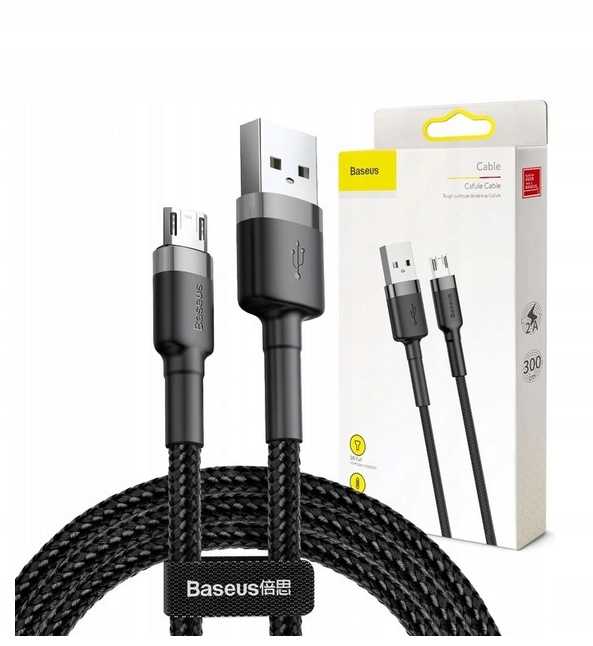 

Kabel przewód Usb do Micro Usb Baseus 2.4A 0.5m