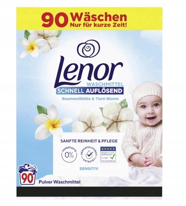 Lenor Sensitiv Proszek do Prania 4,95kg