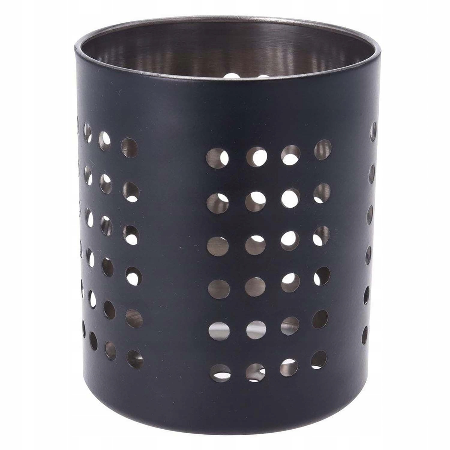 OCIEKACZ METALOWY okrągły przybornik z otworami