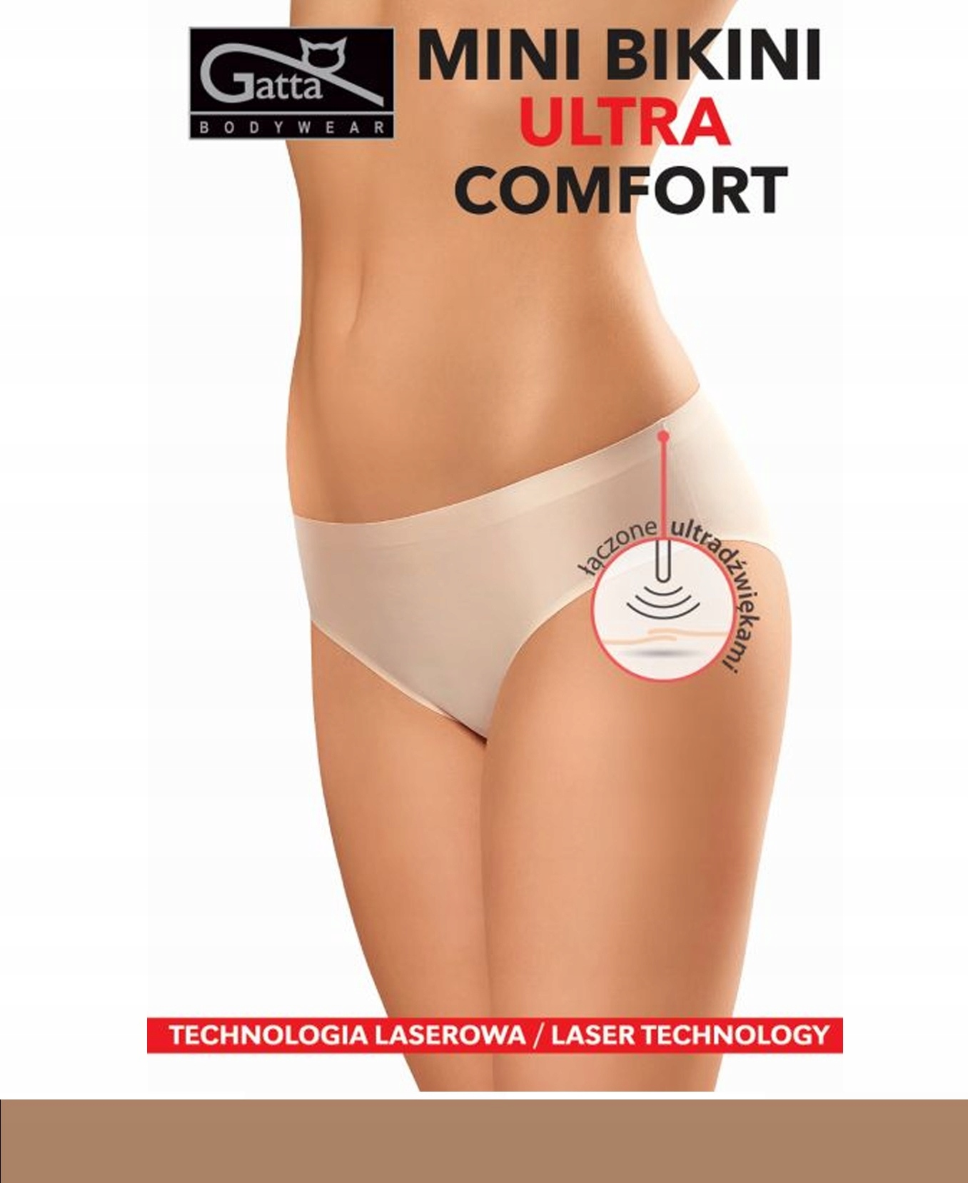 

Gatta Majtki Mini Bikini Ultra Comfort S/Beige