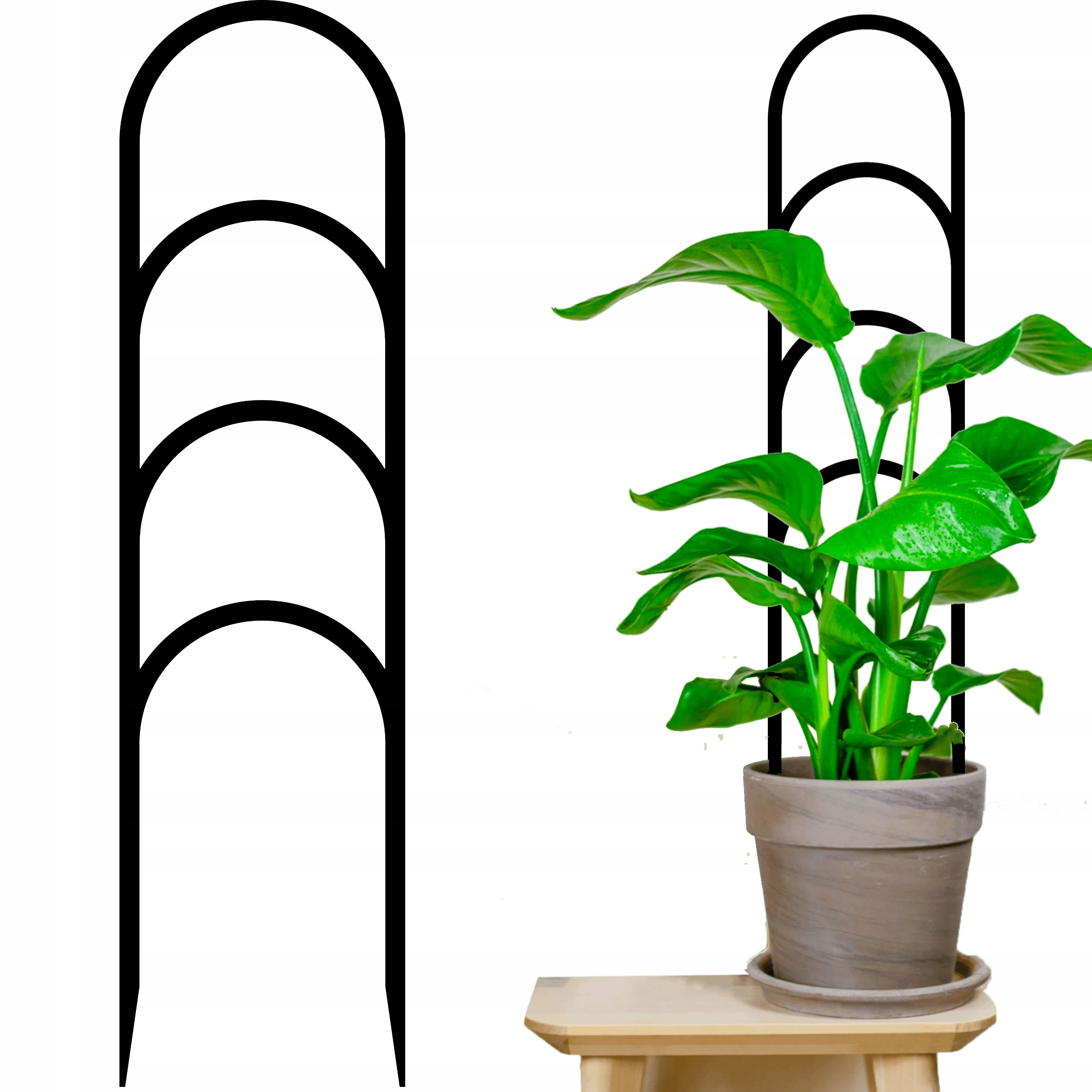 PODPORA PODPÓRKA DO KWIATÓW I ROŚLIN 38CM NOWOCZESNY DESIGN PORTAL