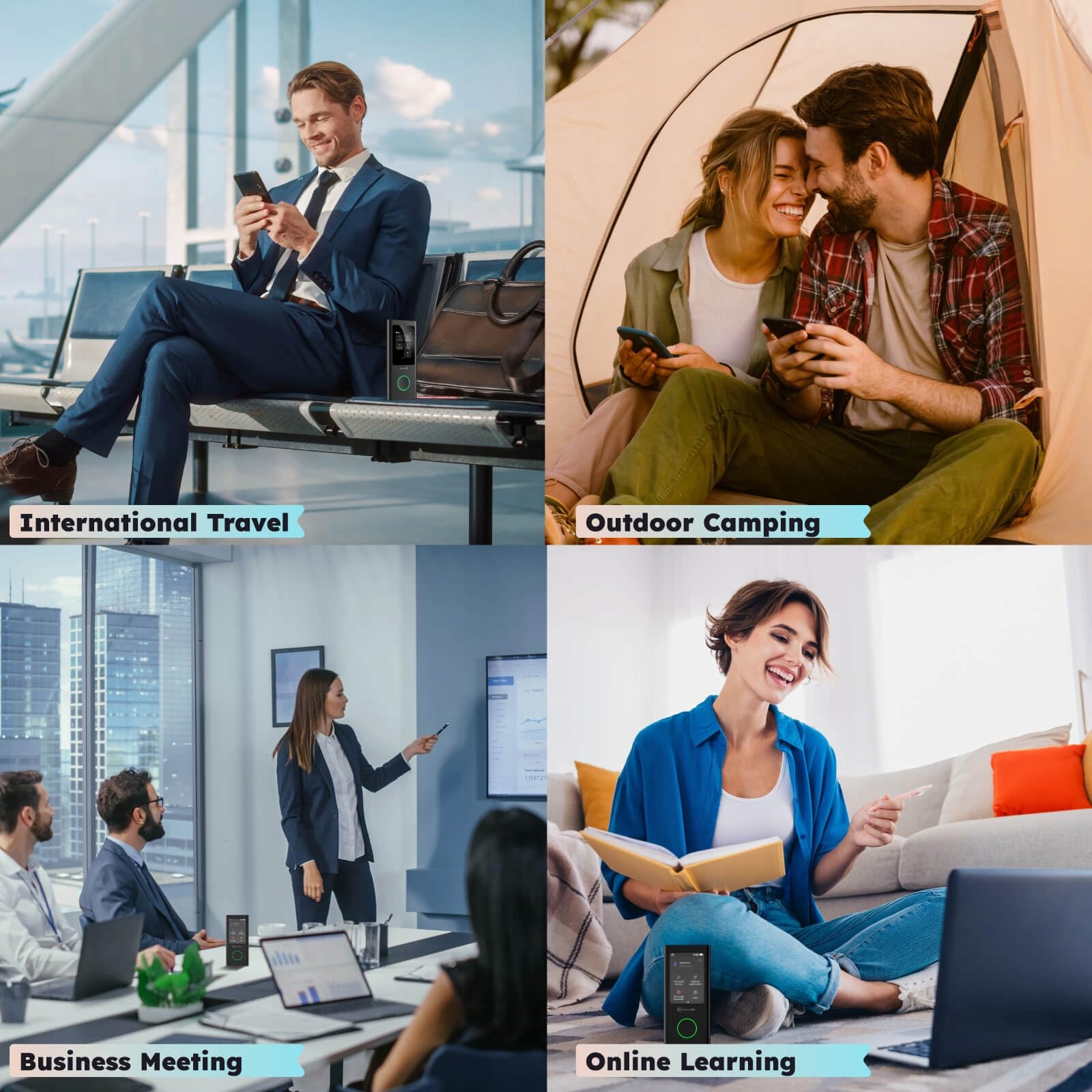 GLOCALME Numen Air 5G LTE Hotspot Bez SIM 1GB Danych Globalnych — miniatura 4