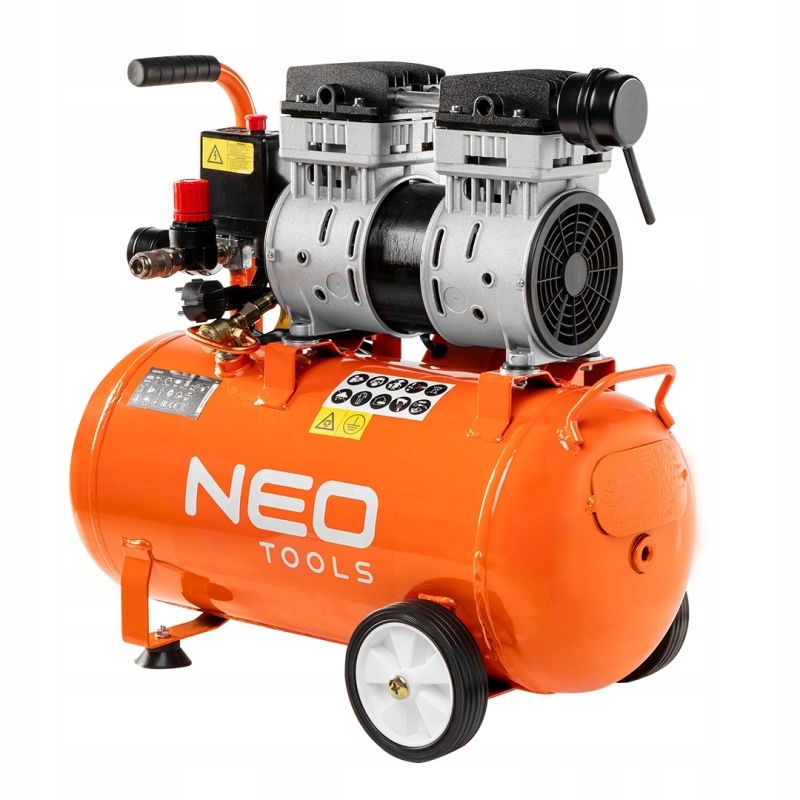 

Neo Tools Kompresor bezolejowy 24L 12K021