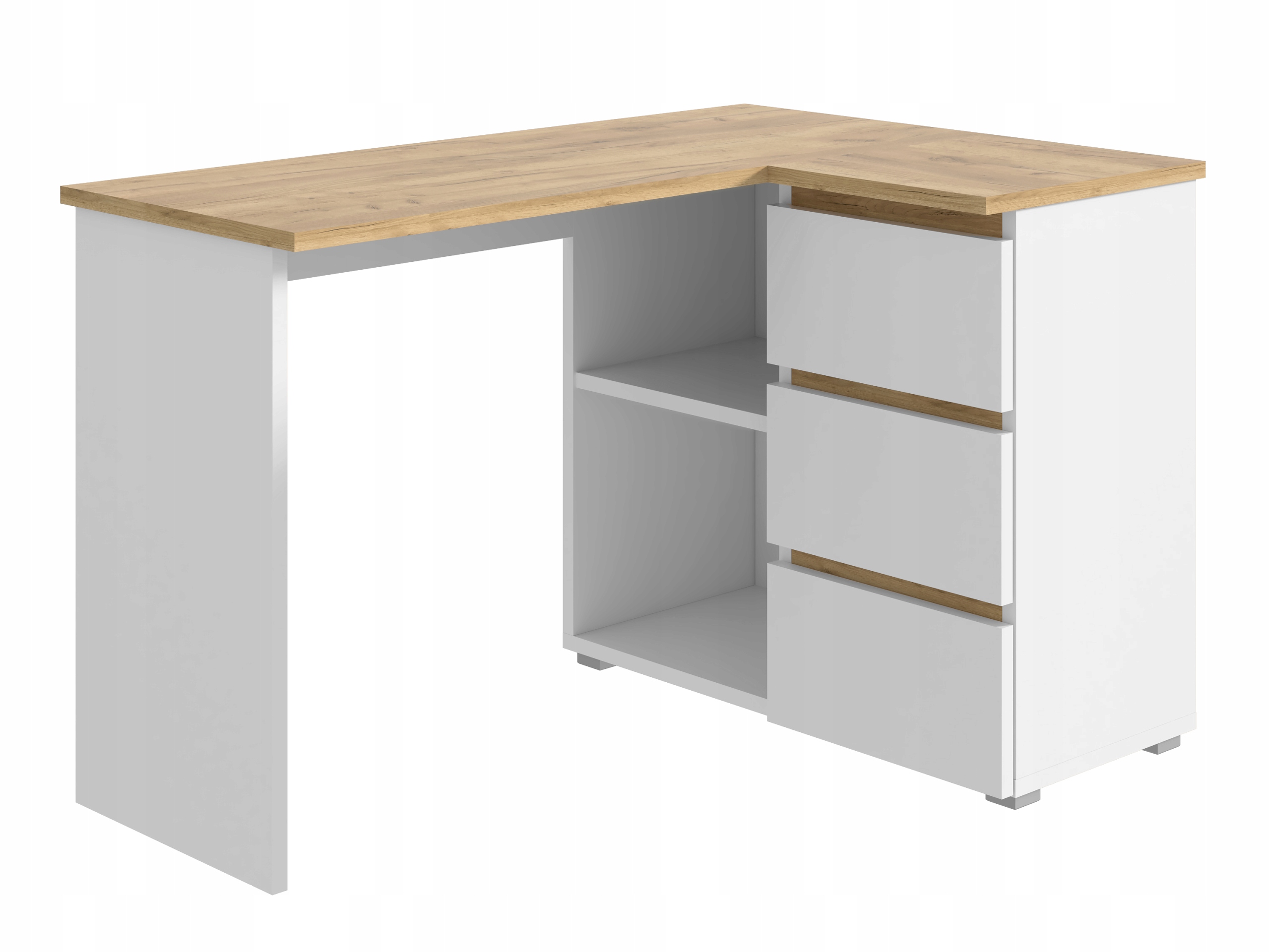 POJEMNE BIURKO NAROŻNE KOMPUTEROWE NORGE Stan opakowania oryginalne