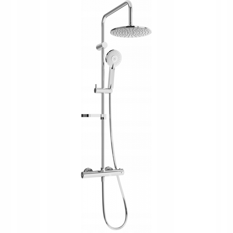 Mexen KX40 stenová sprchová súprava s dažďovými tryskami a batériou