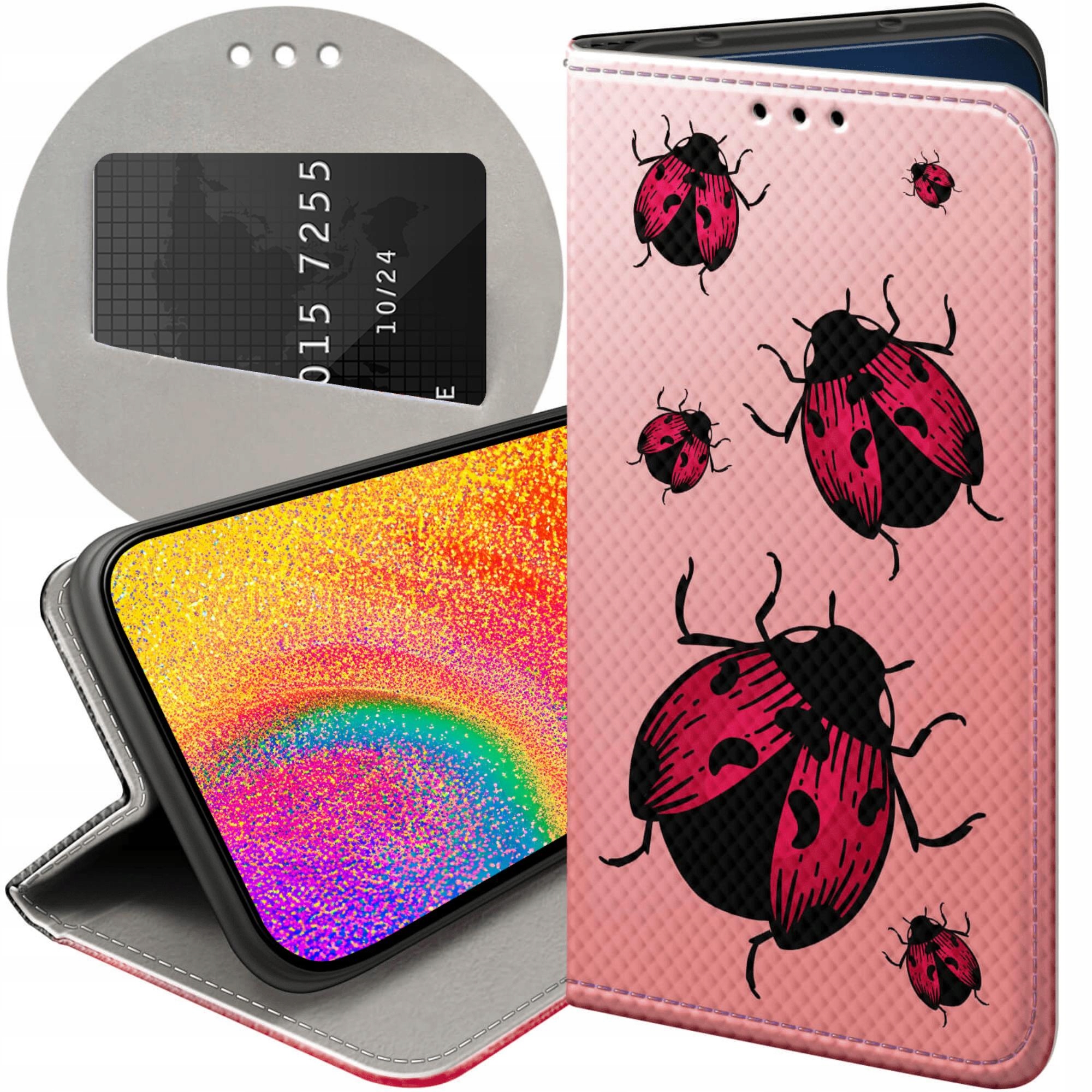 Etui Z Klapką Do Xiaomi 15T 5G Biedronka Z Biedronką Ladybug Futerał