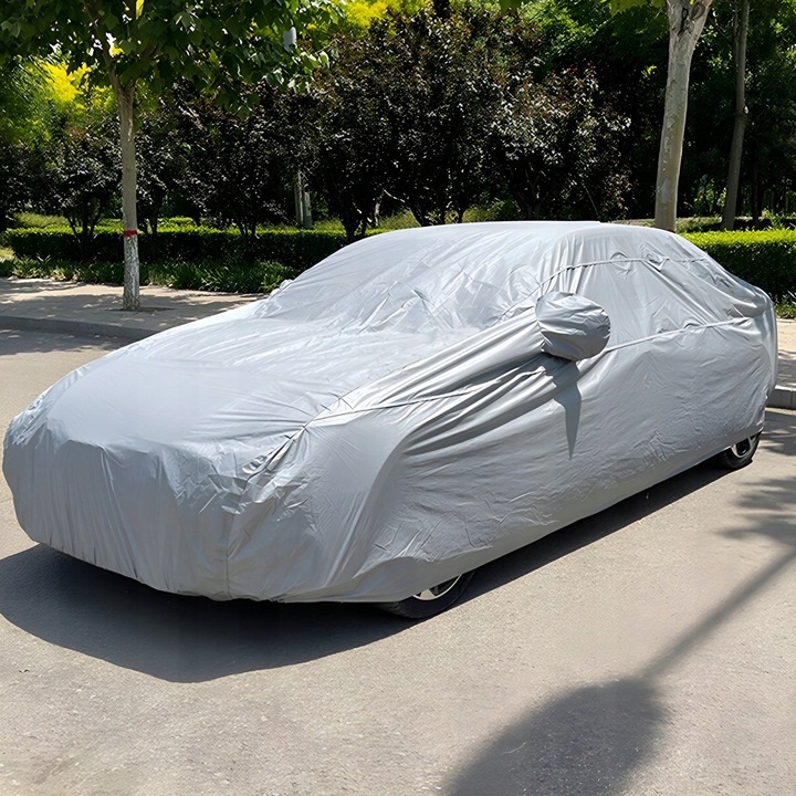 PLANDEKA OSŁONA POKROWIEC NA SAMOCHÓD ochrona UV AUTO XL 490X180X150 CM Rozmiar XL