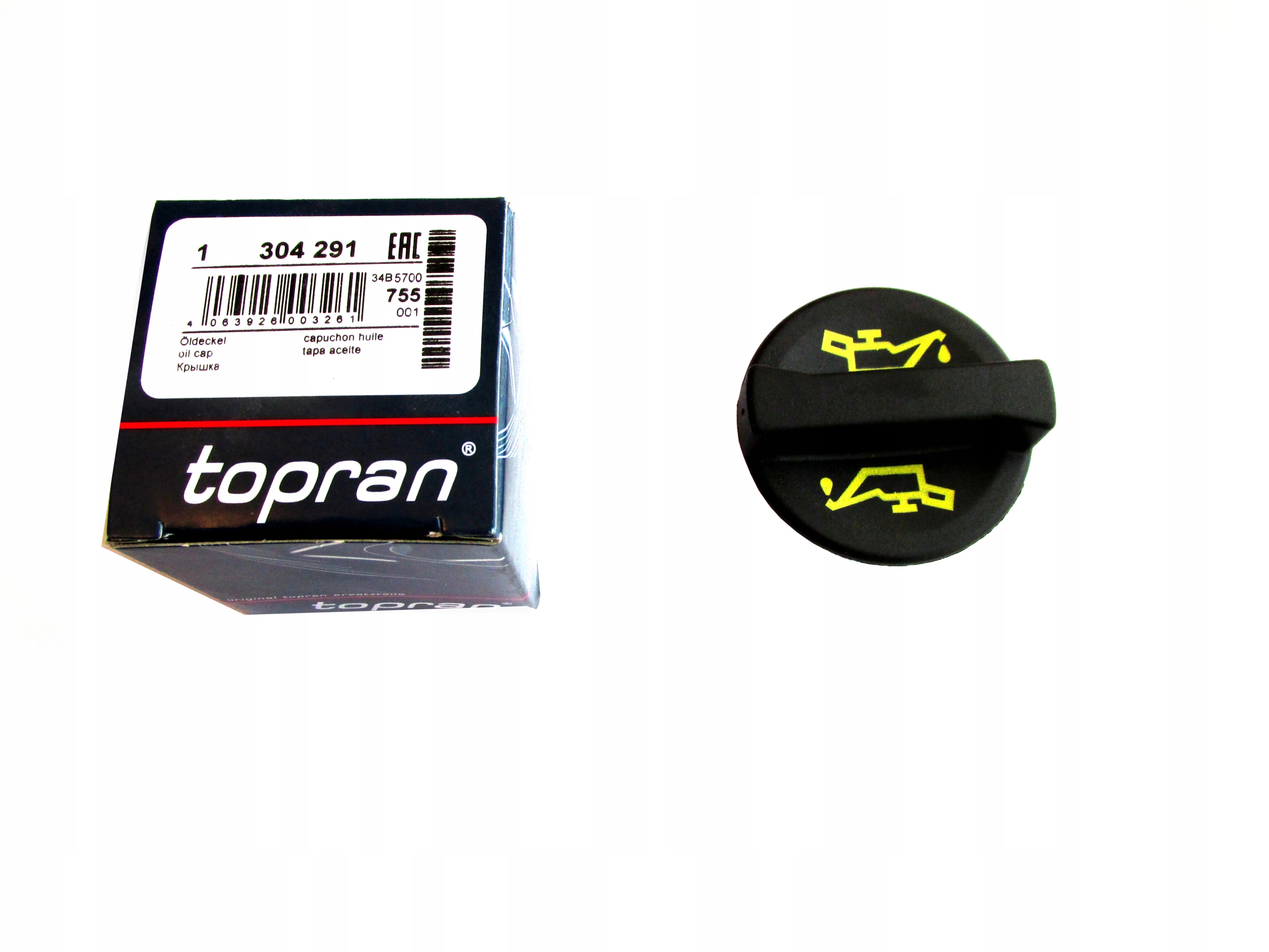 

Topran 304 291 Pokrywa, wlew olejowy