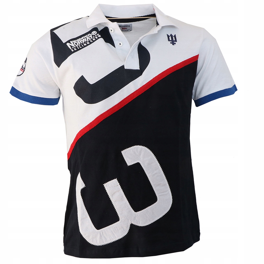 Geographical Norway polokošile pánská Kanoe Ss Men 100+BS S bílá