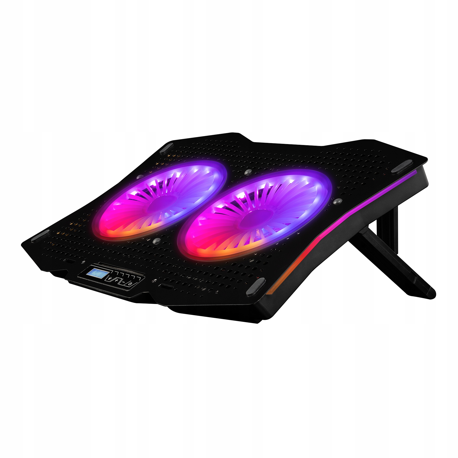 Chladicí podložka Modecom CF18 notebook 15,6" 17,3" Dva Rgb ventilátory