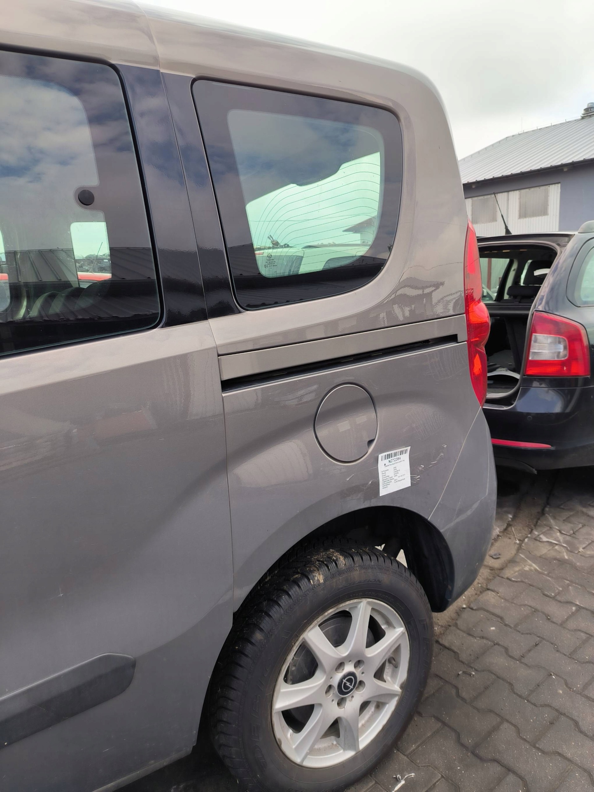 longherone parafango sinistra posteriore GJM OPEL COMBO D