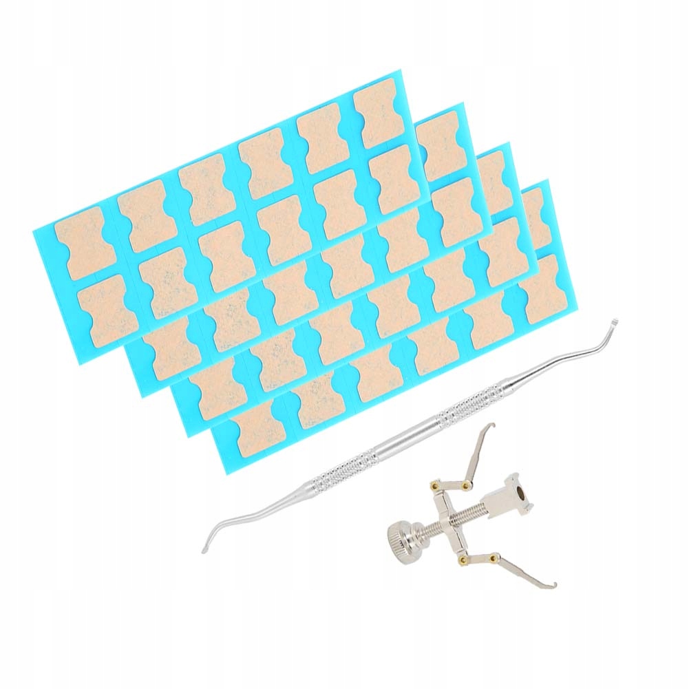 PASKI ŁATKI NA WRASTAJĄCE PAZNOKCIE PLASTRY 48SZT. Skład zestawu pilniczek