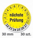 

Naklejki Inspekcyjne Przegląd 30mm 30sz Deutsch #2