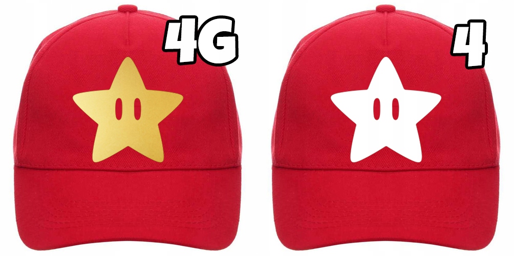 CZAPKA Z DASZKIEM Super Mario Luigi PREZENT Rozmiar 53-55 cm