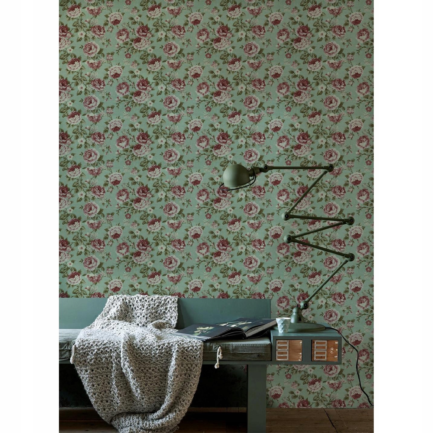 

Tapeta flizelinowa Róże styl retro 416x254 + klej