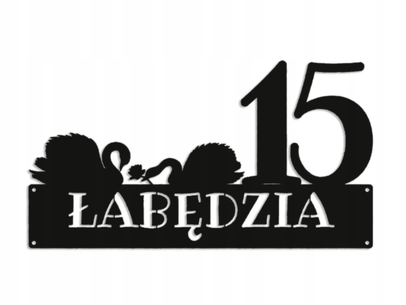 Číslo Na Dom 48 cm Tabuľa Adresa Ocel 2 mm Grafika 5370