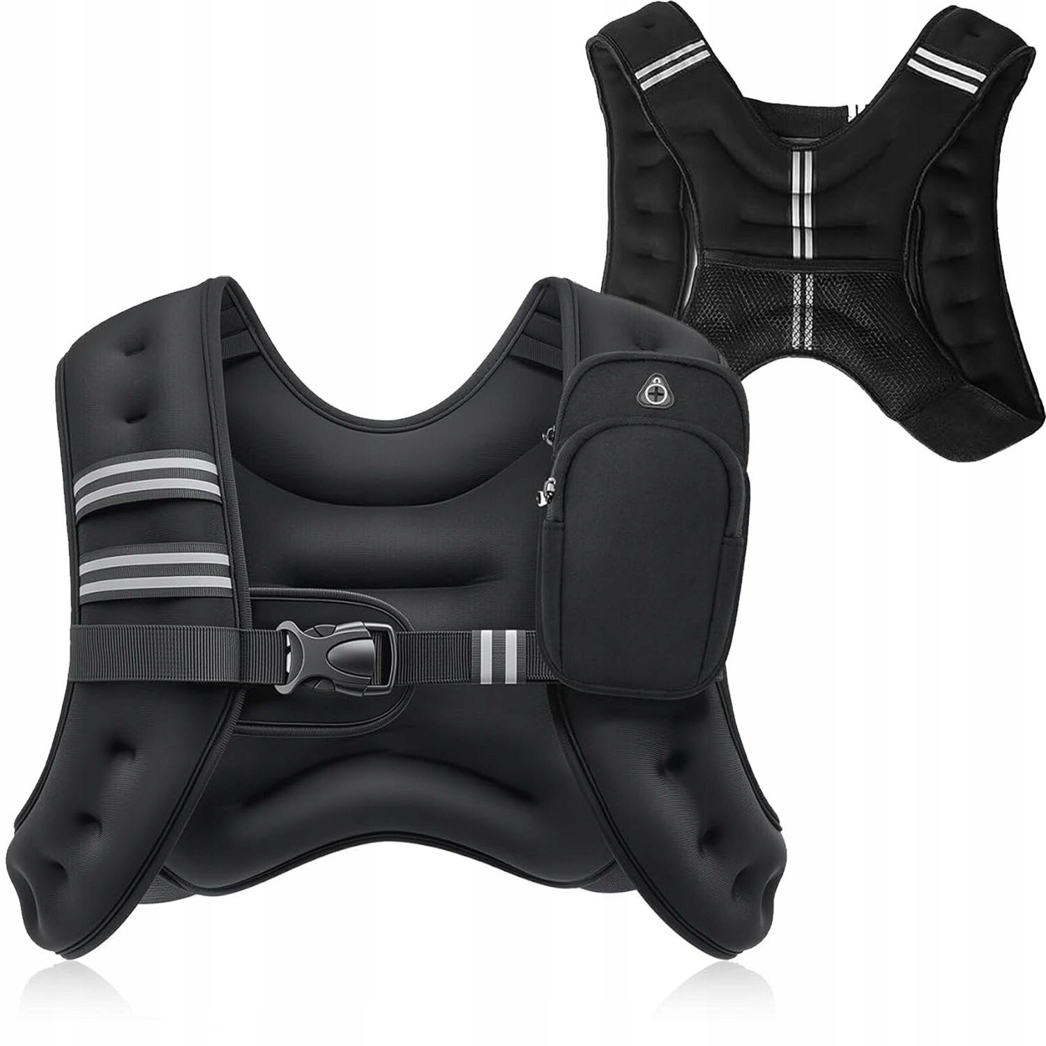 Zátěžová tréninková vesta 5,5 kg Bedee Unisex s reflexní kapsou