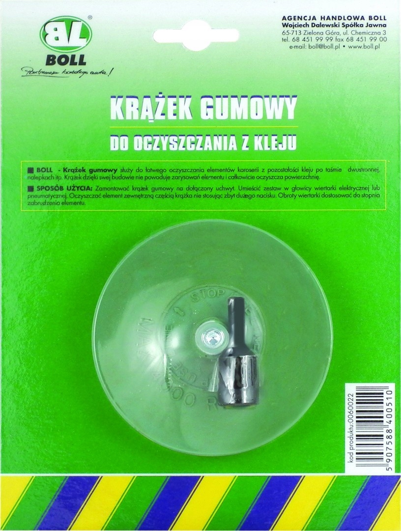 BOLL KRAZEK GUMOWY DO USUWANIA KLEJU