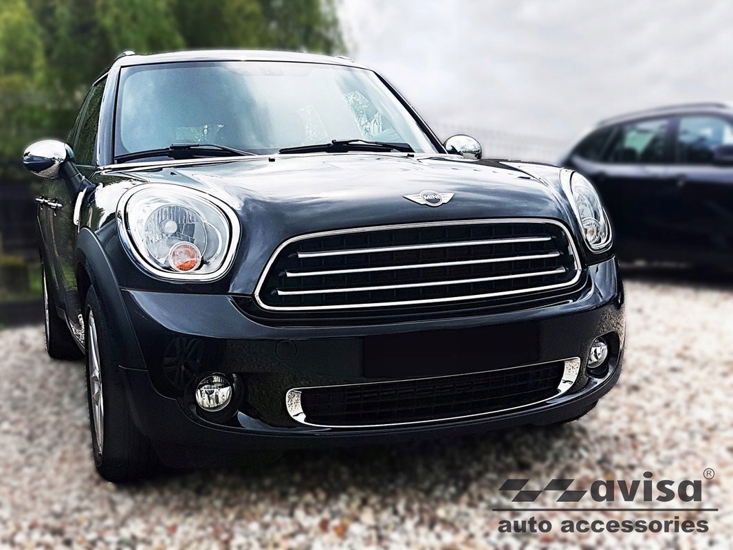 ACÉL LÖKHÁRÍTÓVÉDŐ MINI COUNTRYMAN R60 Termék tömege egységcsomagolással együtt 2 kg