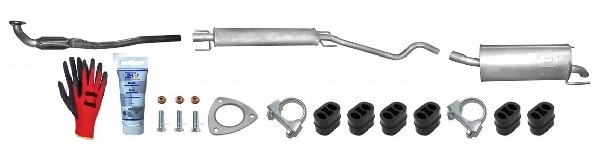 Opel Astra H 1.6 (od Roku 2004) Hatchback Coupé sada tlumičů výfuku bonus