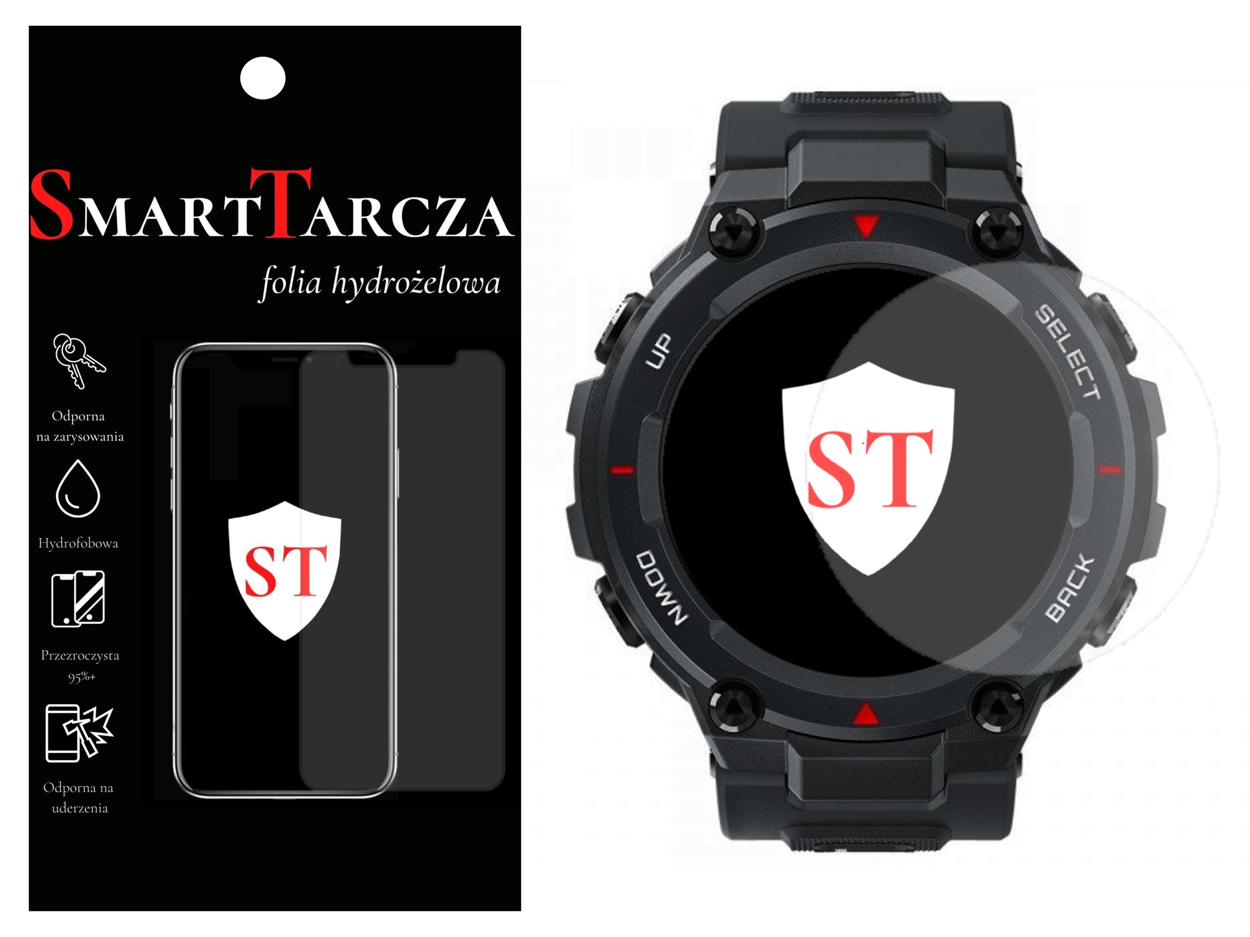

6 X Folia Hydrożelowa Do Amazfit T-rex